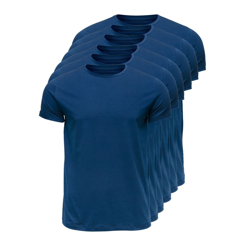 Kit 6 Camisetas Algodão Egípcio